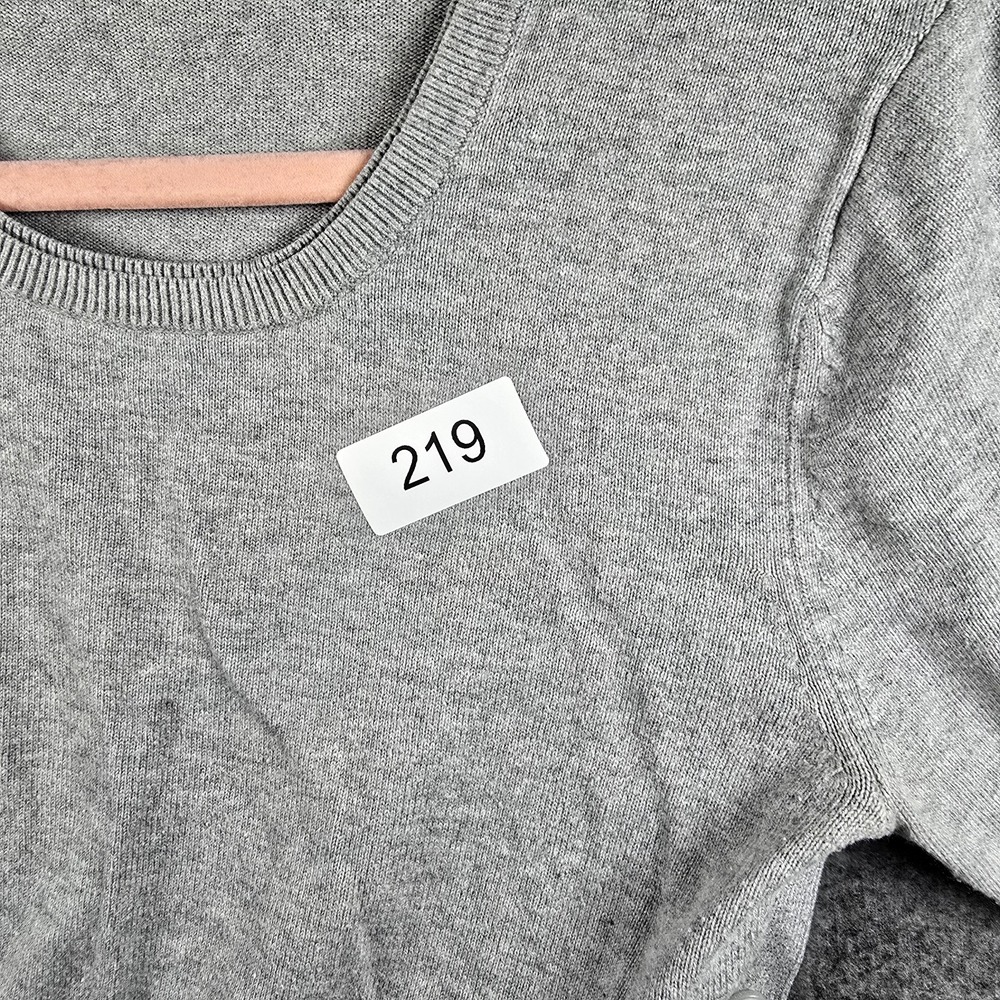Banana Republic‎ Women L Grey/Gray Pullover Sweater W Button Side Closure - Picture 11 of 11